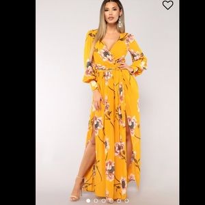FASHION NOVA park Avenue maxi dress